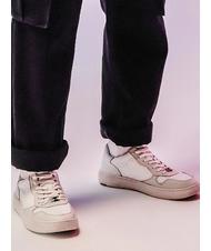 CULT IRON 3992 Ledersneaker mit geprägtem Logo Weiß - Herrenschuhe - 5