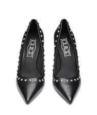 CULT QUEEN 3878 Lederpumps mit Applikationen Schwarz - Damenschuhe - 3