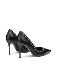 CULT QUEEN 3878 Lederpumps mit Applikationen Schwarz - Damenschuhe - 4