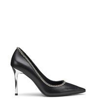 CULT QUEEN 3878 Lederpumps mit Kette - Damenschuhe