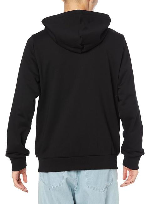 S-GIRK Sweatshirt mit durchgehendem Reißverschluss und Kapuze Schwarz - Sweatshirts Herren