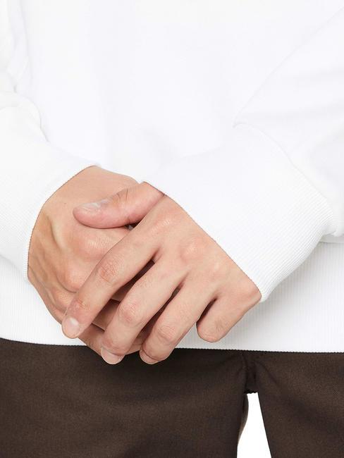 S-GIRK Sweatshirt aus Baumwolle mit Rundhalsausschnitt Weiß - Sweatshirts Herren