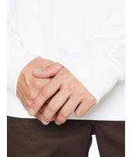 DIESEL S-GIRK Sweatshirt aus Baumwolle mit Rundhalsausschnitt Weiß - Sweatshirts Herren - 4