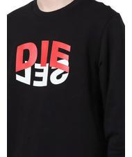 DIESEL S-GIRK Sweatshirt aus Baumwolle mit Rundhalsausschnitt - Sweatshirts Herren