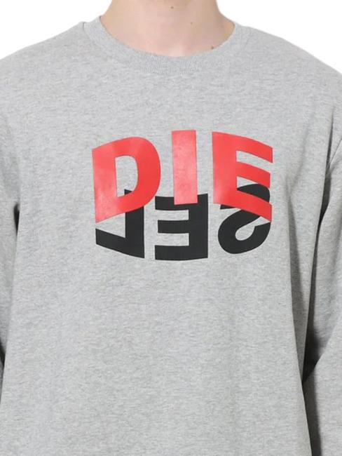 S-GIRK Sweatshirt aus Baumwolle mit Rundhalsausschnitt grau - Sweatshirts Herren