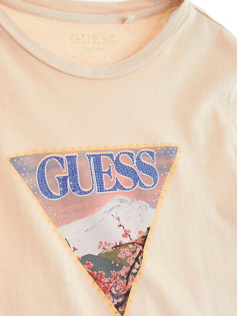 FUJI EASY  Baumwoll t-shirt ruhiger Sand multi - T-Shirts und Tops für Damen