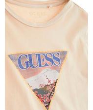 GUESS FUJI EASY  Baumwoll t-shirt ruhiger Sand multi - T-Shirts und Tops für Damen - 5