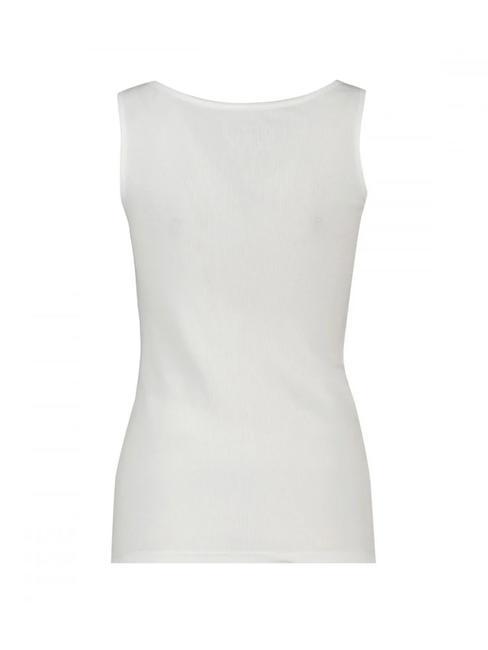 LOGO GLITTER Tanktop aus Baumwolle purwei&szlig; - T-Shirts und Tops f&uuml;r Damen