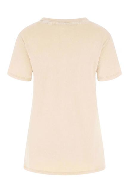 FUJI EASY  Baumwoll t-shirt ruhiger Sand multi - T-Shirts und Tops für Damen