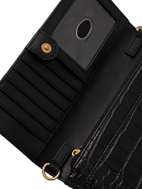 G JAMES St. Coconut Mini-Taschen-Organizer mit Schultergurt SCHWARZ - Damentaschen