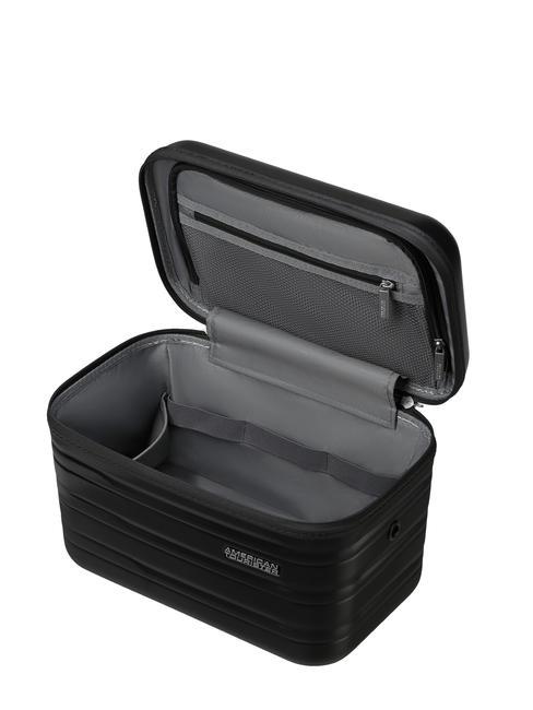 FLASHLINE Stabiler Kosmetikkoffer mit Schultergurt Schatten schwarz - Beauty-Case