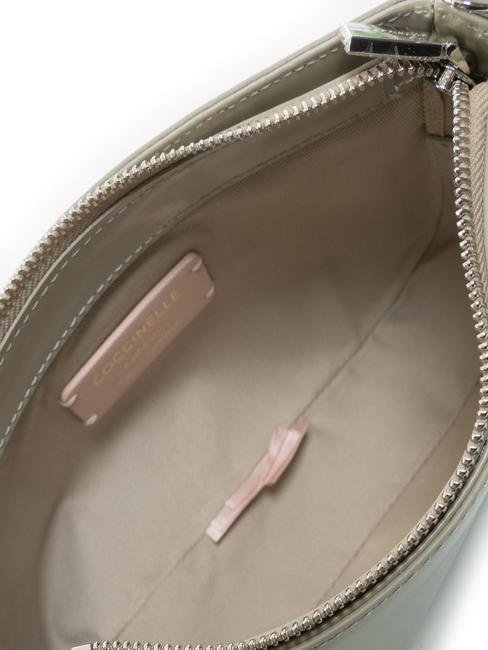 LILY SHINY CALF Mini-Ledertasche mit Kettengriff Maulbeere - Damentaschen