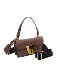 COCCINELLE NICO OSTRICH Mini-Tasche aus bedrucktem Leder Johannisbrot - Damentaschen - 2