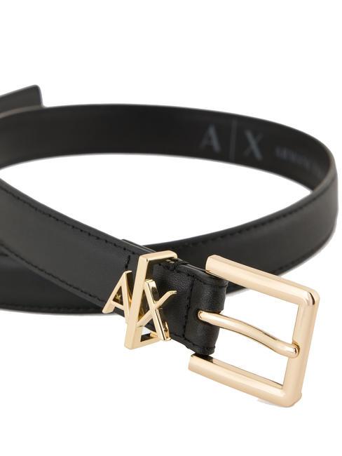 TONGUE Lederg&uuml;rtel Schwarz - G&uuml;rtel