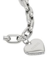 GUESS FALLING IN LOVE Armband mit Herz und Kette SILBER - Armb&auml;nder - 2
