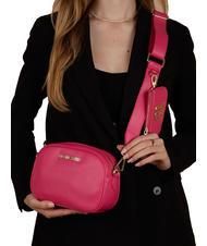 LOVE MOSCHINO METALLIC LOGO Kameratasche mit Tasche Fuchsie - Damentaschen - 4