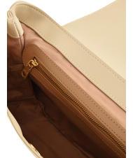 LOVE MOSCHINO HEART LOGO Handtasche, mit Schultergurt Elfenbein - Damentaschen - 3