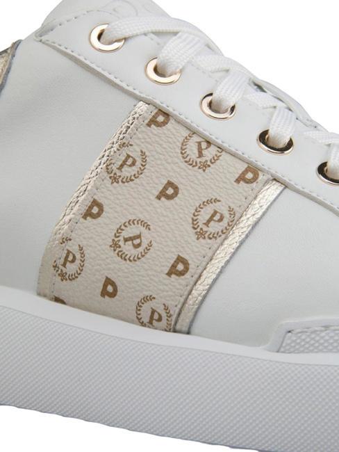 HERITAGE NUKE Plateau-Sneaker Elfenbein / Platin - Damenschuhe