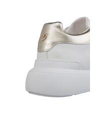 POLLINI HERITAGE NUKE Plateau-Sneaker Elfenbein / Platin - Damenschuhe - 6