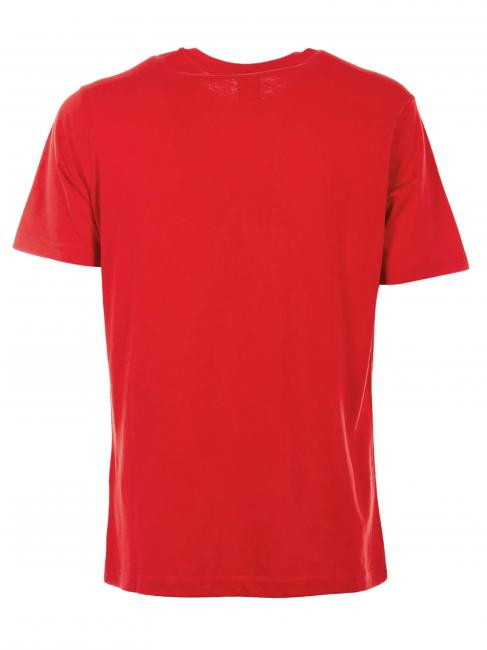 LOGO Baumwoll t-shirt rot - Herren-T-Shirts