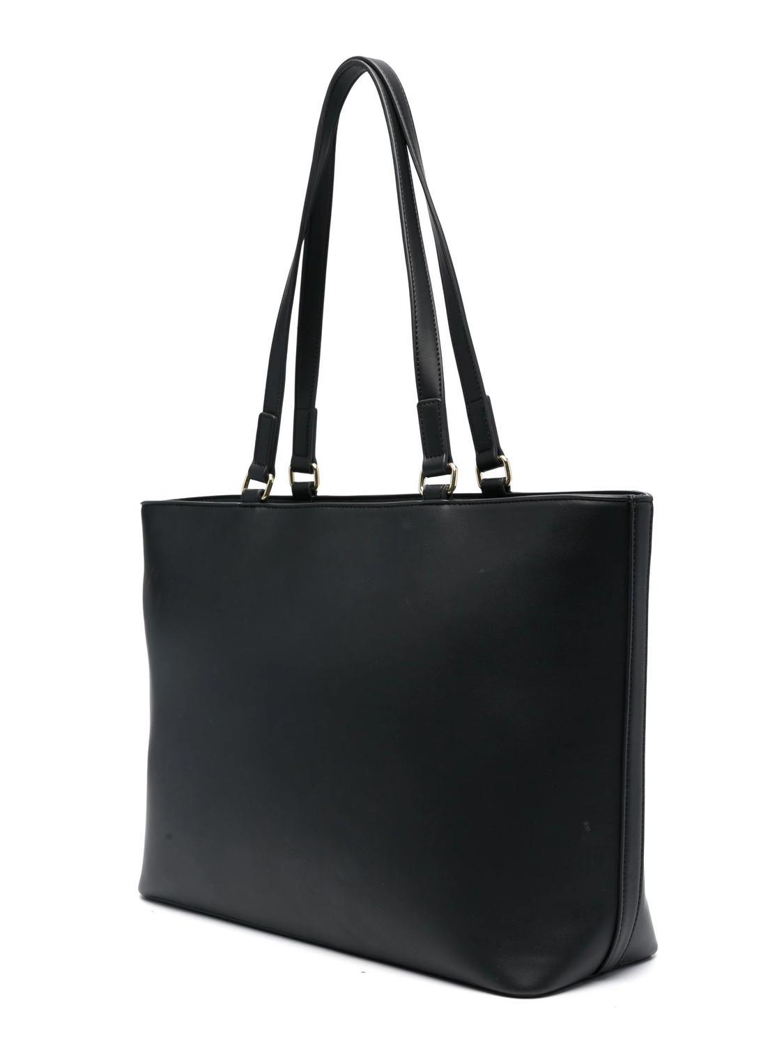 Love Moschino Sparkling Schulter-Shopper-Tasche Schwarz 