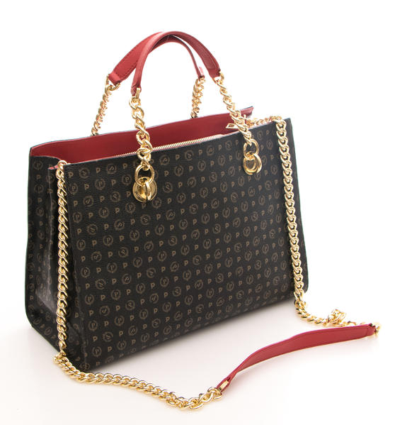 Heritage Classic Handtasche, mit Schultergurt schwarzer Lack - Damentaschen