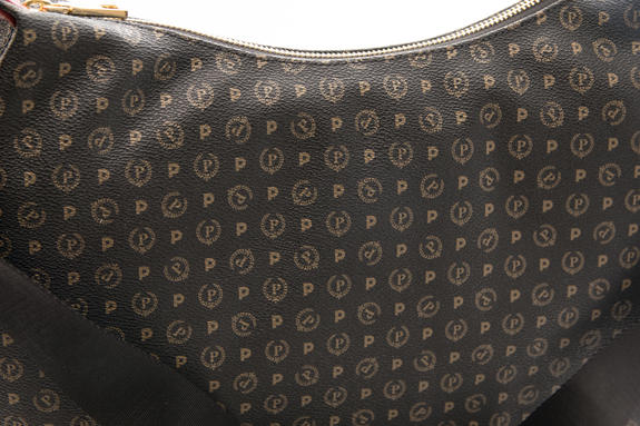 Heritage Classic Umh&auml;ngetasche mit Lederdetails schwarzer Lack - Damentaschen