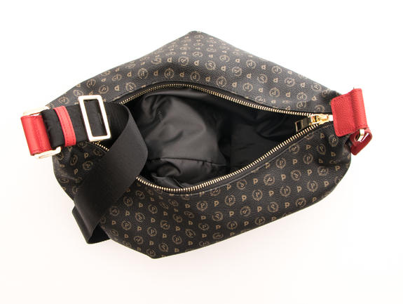 Heritage Classic Umh&auml;ngetasche mit Lederdetails schwarzer Lack - Damentaschen