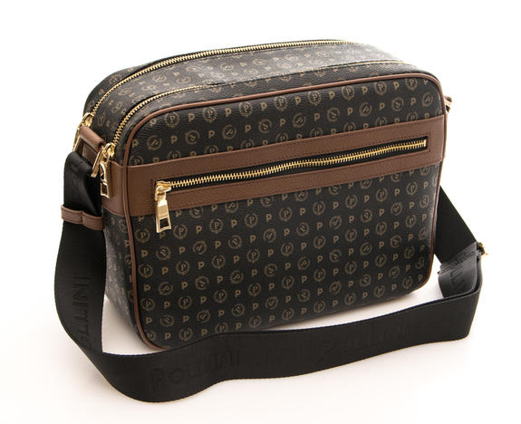Heritage Classic Schultertasche Schwarz Braun - Damentaschen