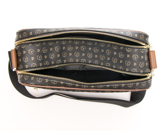 Heritage Classic Schultertasche Schwarz Braun - Damentaschen