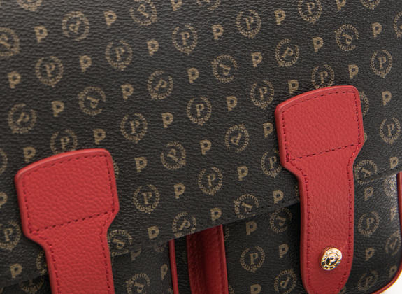 HERITAGE CLASSIC Kuriertasche mit Schultergurt schwarzer Lack - Damentaschen