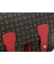 POLLINI HERITAGE CLASSIC Kuriertasche mit Schultergurt schwarzer Lack - Damentaschen - 3