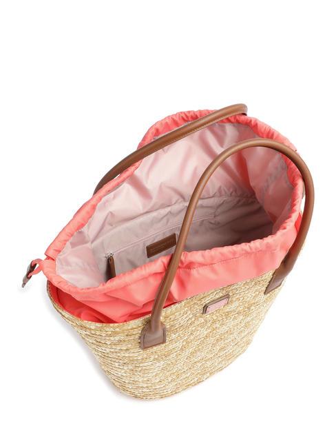 SEASHELL STRAW Schultertasche KORALLE - Damentaschen