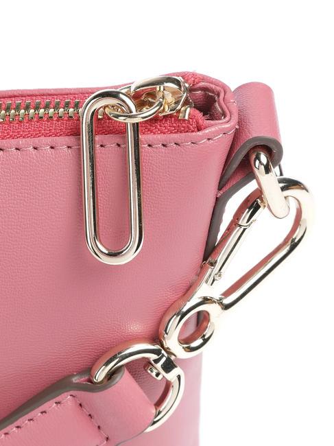 LUNA Flache Tasche aus Leder erröten - Damentaschen