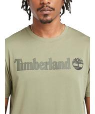 TIMBERLAND KENNEBEC RIVER LINEAR LOGO Baumwoll t-shirt kassel erde - Herren-T-Shirts - 3