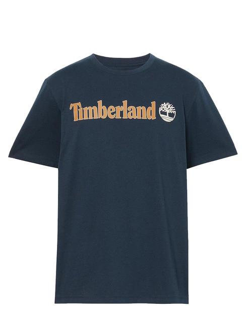 KENNEBEC RIVER LINEAR LOGO Baumwoll t-shirt dunkler Saphir - Herren-T-Shirts