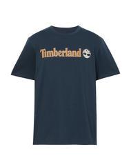 TIMBERLAND KENNEBEC RIVER LINEAR LOGO Baumwoll t-shirt dunkler Saphir - Herren-T-Shirts - 4