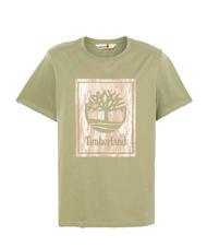 TIMBERLAND STACK LOGO Baumwoll t-shirt kassel erde - Herren-T-Shirts - 4