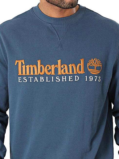 EST 1973 Sweatshirt mit Rundhalsausschnitt dunkler Jeansstoff - Sweatshirts Herren