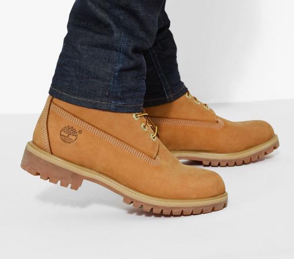 6 INCH PREMIUM Stiefeletten aus Nubukleder Gelb - Herrenschuhe