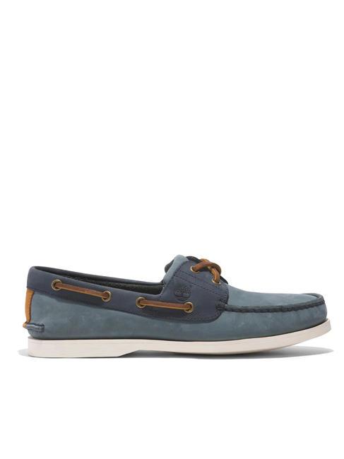 CLASSIC BOAT Bootsschuh aus Leder mittelblaues Nubuk - Herrenschuhe