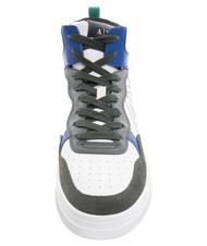 ARMANI EXCHANGE A|X Hohe Turnschuhe dunkelgrün+blau - Herrenschuhe - 4