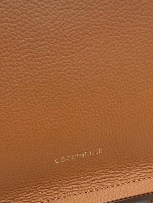 SNIP Umh&auml;ngetasche aus geh&auml;mmertem Leder Cuir/Noir - Damentaschen