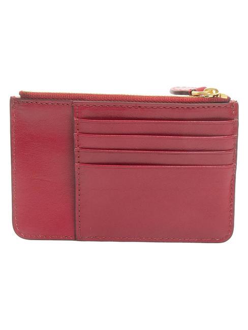 BETTINA  Geldb&ouml;rse aus Leder Beere Abb. Gold - Brieftaschen Damen