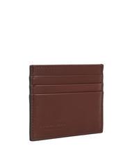 THE BRIDGE BIAGIO  Kartenhalter aus Leder Braun 14/Ruthenium Palladium - Brieftaschen Herren - 2