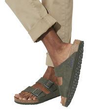 BIRKENSTOCK ARIZONA Zwei-Band-Slipper W&uuml;stenstaub-Thymian - Schuhe Unisex - 8