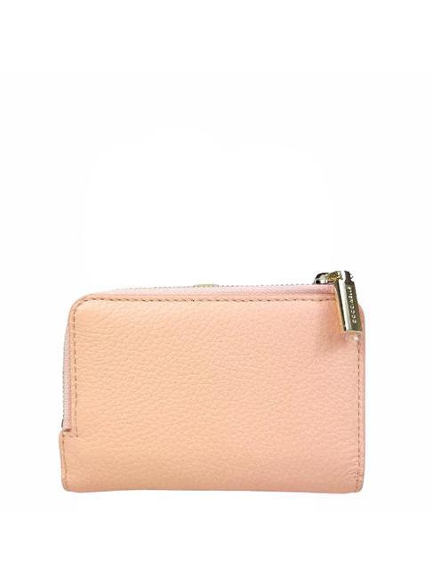 METALLIC SOFT Kleine Geldb&ouml;rse aus strukturiertem Leder Sonnenaufgang - Brieftaschen Damen