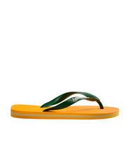 HAVAIANAS BRASIL LOGO Flip-Flops f&uuml;r Herren Knallgelb - Schuhe Unisex - 3