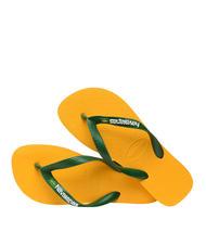 HAVAIANAS BRASIL LOGO Flip-Flops f&uuml;r Herren Knallgelb - Schuhe Unisex - 4