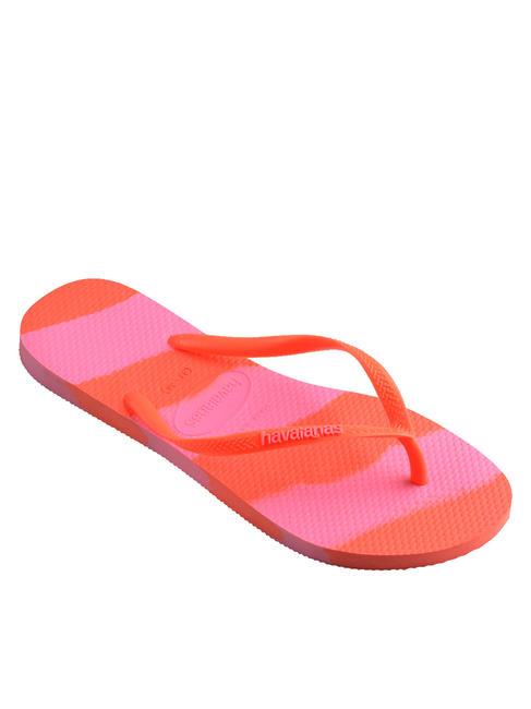 SLIM COLOR FUN Flip-Flops Neonkoralle - Damenschuhe